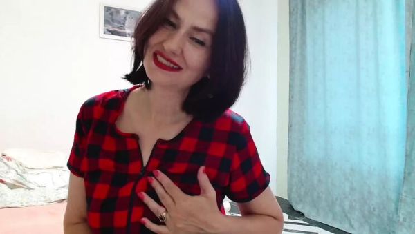 Amateur MILF Angela Lady's Big Natural Tits & Moans Lead to Orgasm Under Table POV - porntry.com - Russia on poweredporn.com