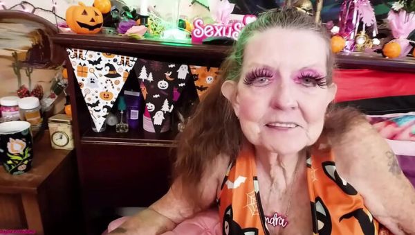 Sexy Sandra Halloween ATM Facial with Sir Christopher - Anal Fuck and Dirty Talk - porntry.com - Britain - Usa on poweredporn.com