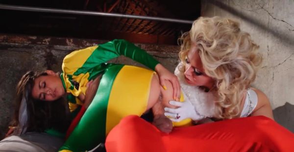 Allie Haze, Jeanie Marie Sullivan, and Tom Byron in a thrilling ffm threesome parody - alphaporno.com on poweredporn.com