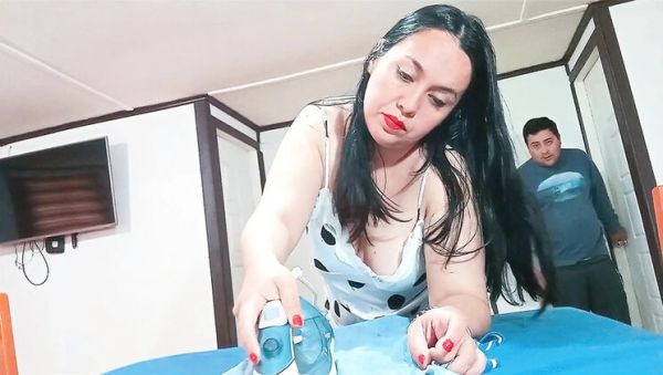 Caught My BBW Stepmom Ironing Clothes & Fucking Her Big Ass Rough - veryfreeporn.com - Usa on poweredporn.com