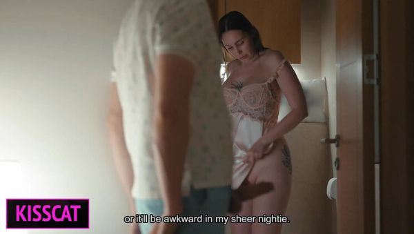 Step Mom and Step Son Share Hotel Bed - Forbidden Taboo Sex Unfolds - veryfreeporn.com on poweredporn.com