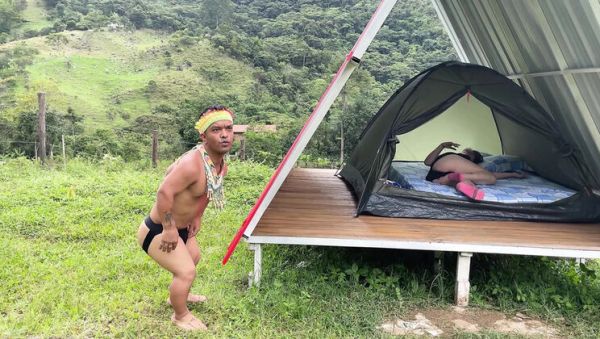 Indian teen Julianaburning gets horny seeing MILF Chiky's ass in forest, fucks her hard outdoor - xxxfiles.com - Spain - India on poweredporn.com