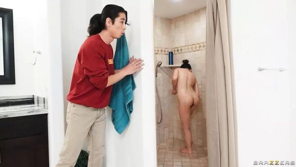 Lulu Chu Fucked Hard by Two Guys - Big Tits Blowjob and Cumshot - veryfreeporn.com - Britain on poweredporn.com