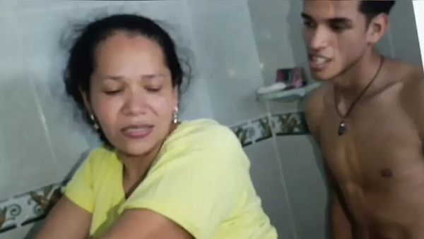 Stepmom Fucks Stepdaughter's Boyfriend in Bathroom - Big Cock MILF Sex - xxxfiles.com - Venezuela - Spain - Japan - Colombia on poweredporn.com