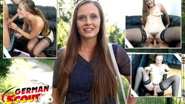 German Scout Casting: Natural Hairy Pussy Andrea Squirts Hard in Public Pickup - xxxfiles.com - Germany on poweredporn.com