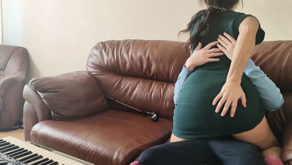 Young Husband & Beautiful Mature Wife Foreplay with Music - Big Natural Tits HD - porntry.com on poweredporn.com