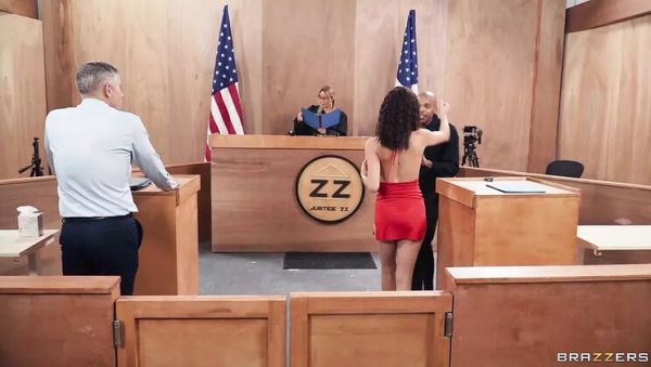 Luna Baby Kylie Rocket Threesome Courtroom Blowjob & Cumshot - xxxfiles.com - Britain on poweredporn.com