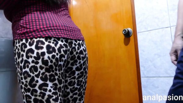 Ali Precio Gets Her Ass Pounded Hard in the Bathroom - Boyfriend Creampie - porntry.com on poweredporn.com