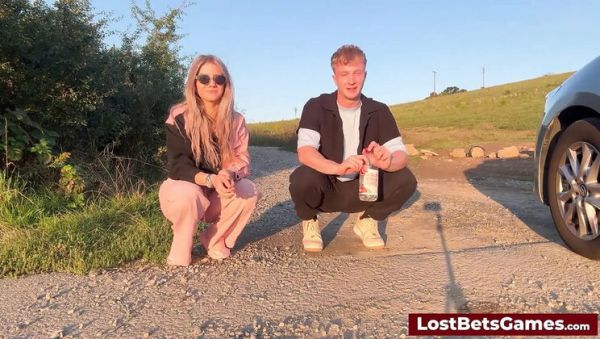 Amateur Teen POV: Lost Bet Bottle Flip Game Leads to Hot Blowjob & Handjob Action - porntry.com - Britain on poweredporn.com