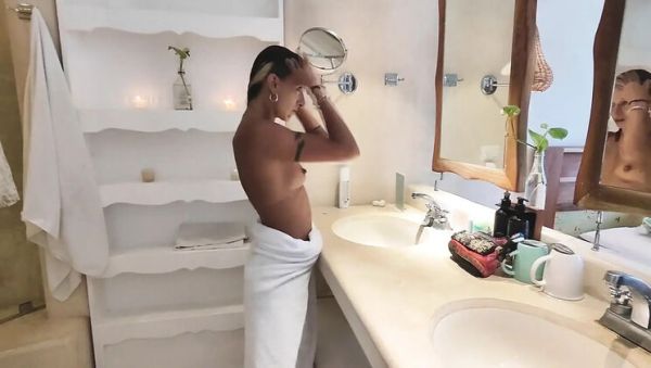 Magia Rosa Small Tits Brunette Masturbates Nude in Tulum Mexico HD - xxxfiles.com - Mexico - Spain on poweredporn.com