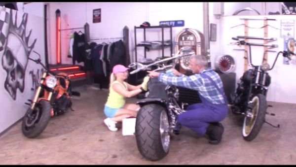 German Blonde Gina Gets Fucked Hard by Two Horny Dudes - Blowjob & Threesome Action - veryfreeporn.com - Germany on poweredporn.com