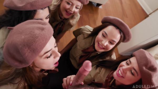 Kylie Rocket And Charles Dera In These Five Horny Teens 18+ Want To Take Their Virginity! - videohdzog.com on poweredporn.com