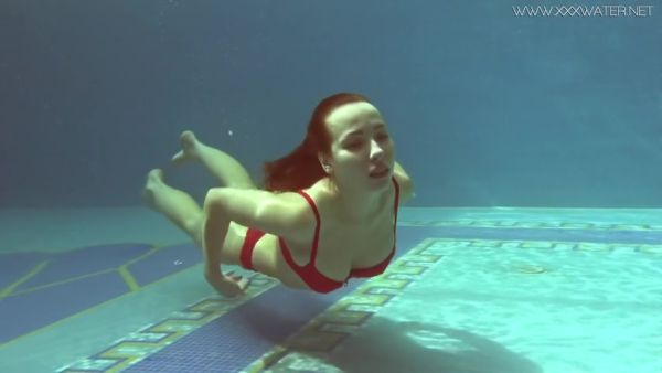 Juicy Russian Babe In The Pool - Lina Mercury - upornia.com - Russia on poweredporn.com
