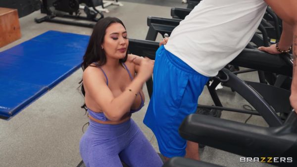 Working Out Makes Horny So She Fucks A Man Next To Her With Nataly Ordonez - videohdzog.com on poweredporn.com
