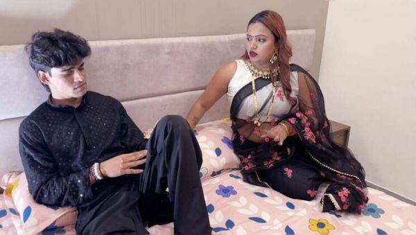 Angry Stepson Seduced by Stepmom in Bedroom - Hindi Audio HD - porntry.com on poweredporn.com