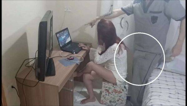 Naughty Teen Home Alone Gets Surprise Visit from Horny Handyman - Hidden Cam Action! - veryfreeporn.com on poweredporn.com