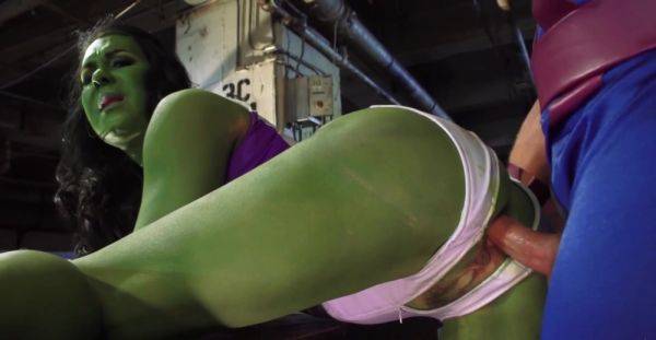 Dashing woman in greed loudly begs for more while she tries DC role play - alphaporno.com on poweredporn.com