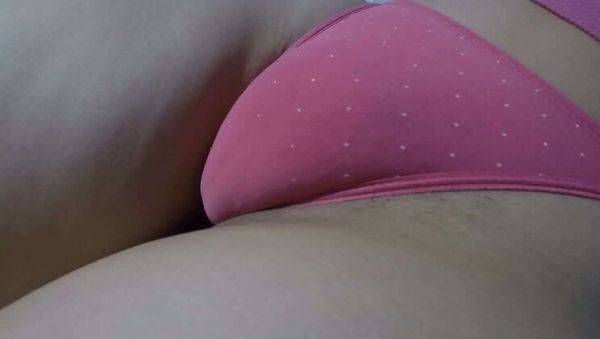 Inmymound Teases in Panties, Reveals Hairy Puffy Pussy on Bed - Panty Fetish & Tight Pussy Play - xxxfiles.com on poweredporn.com