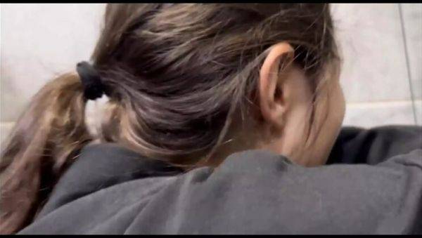 Gym Buddies Turn Lesbian Lovers in Bathroom Sex Challenge - porntry.com - Colombia on poweredporn.com