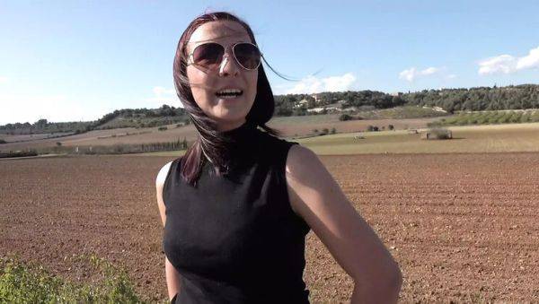 Hot Brunette MILF Ashley Dark Sucks Big Cock in Outdoor Amateur Sex - Part 2 - xxxfiles.com - Germany on poweredporn.com