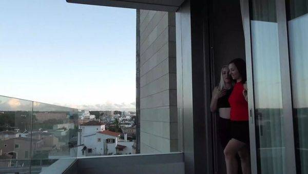 German MILF Liz Rainbow and Ashley Dark in Hot Outdoor Threesome - Big Cock Action - veryfreeporn.com - Germany on poweredporn.com