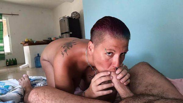 Beky Carril Swallows Cum After Hot Blowjob - POV Cum in Mouth - xxxfiles.com on poweredporn.com