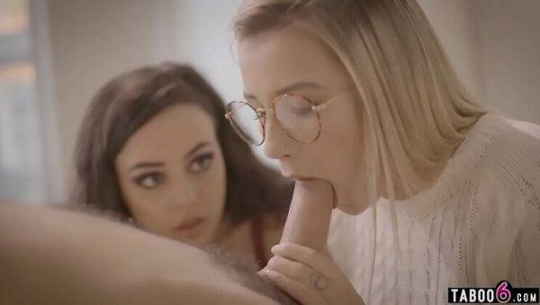 Stepsister's Friend Takes Whitney Wright's Virginity in Hot Threesome - porntry.com on poweredporn.com