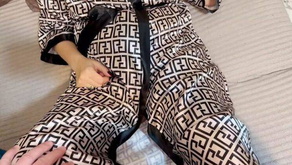 Sexy MILF in Red Panties and Black Stockings Gets Fingered to Real Orgasm - Close-Up Pussy Action - veryfreeporn.com - Russia on poweredporn.com