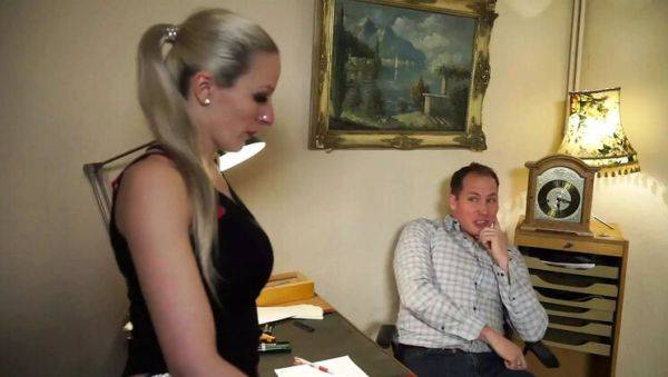 Blonde Office Slut Blanche Bradburry Gets Fucked Hard in All Holes by Horny Boss - xxxfiles.com on poweredporn.com