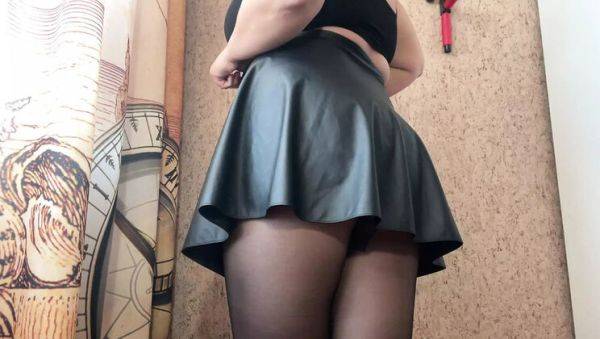 Lux Eva Rips Black Tights on Her Hot Ass - Big Booty Desi Babe in HD - porntry.com - India on poweredporn.com