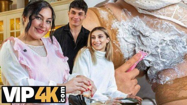 Hot MILF Lucka Cherry Shaves Her Hairy Pussy Before Wild Bathroom Sex With Young Stud - xxxfiles.com on poweredporn.com