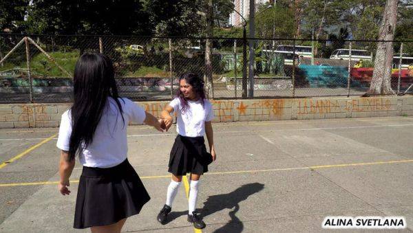 Naughty Teen Girls Alina Svetlana in Hot Lesbian Action - xxxfiles.com on poweredporn.com