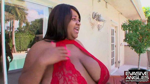 Rock The Icon and Pink Kandi: Outdoor Titty Fuck, Blowjob, and Big Black Cock Action - veryfreeporn.com on poweredporn.com