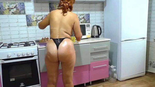 Step Mom in Thong Gives Gentle Blowjob and Anal to Step Son - Homemade MILF Action - porntry.com on poweredporn.com