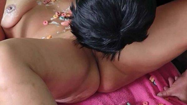 Big Tits MILF Garabas and Olpr Enjoy Oral Fun on Coral Beach in 4K - porntry.com on poweredporn.com