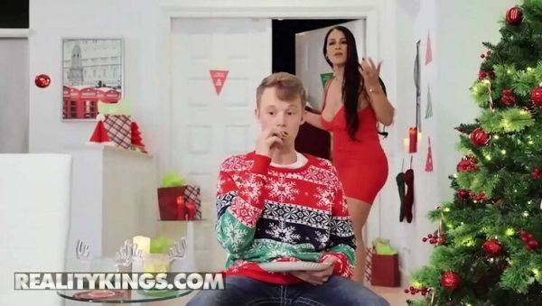 Busty Stepmom Miss Raquel Teaches Jimmy a Naughty Lesson - Doggystyle & Anal Fuck on Couch - xxxfiles.com on poweredporn.com