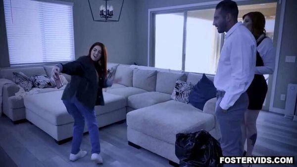 Lauren Phillips Teaches Rude Aria Carson a Hardcore Lesson in Family Roleplay - porntry.com on poweredporn.com