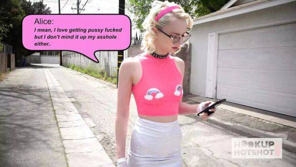 Hot Blonde Alice Pink Takes Big Cock in Her Tight Ass - Hardcore Anal & Facial Fun! - porntry.com on poweredporn.com