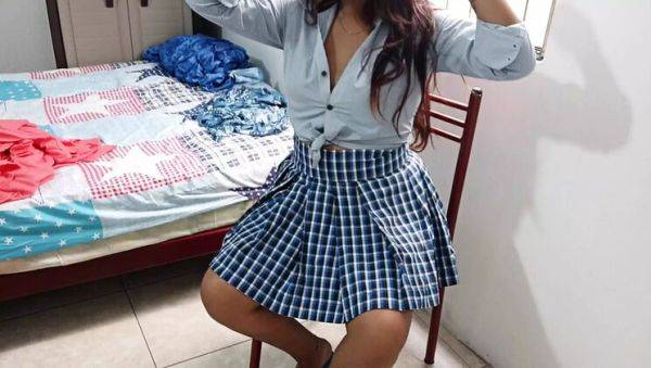 Curvy Indian Girl Fingering Herself Before College - HD Hindi Audio - xxxfiles.com - India on poweredporn.com