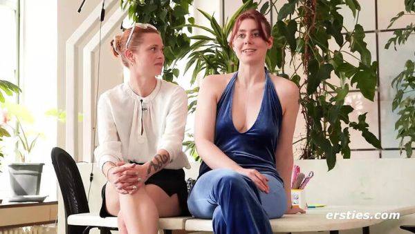 Lesbian Office Bondage: Lindsey Cruz Dominates with Rope and Big Tits - veryfreeporn.com - Germany on poweredporn.com