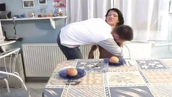 Hot Brunette Stepmom Nia Black Sucks Cock and Begs for Hard Fucking - veryfreeporn.com on poweredporn.com