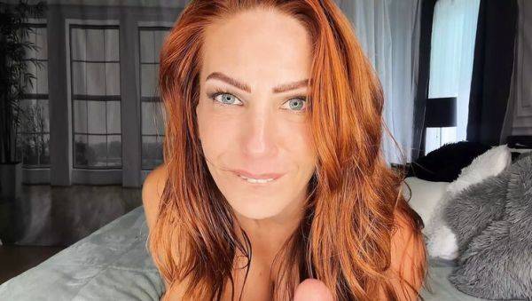 Redhead MILF TrophyWifeNat Teaches Her Boy How to Last Longer - JOI & Dirty Talk - porntry.com - Usa on poweredporn.com