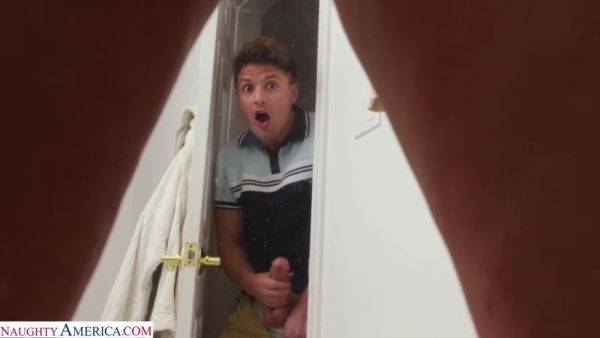 Sexy Blonde Milf Takes Her Stepsons Best Friends Big Cock - Jenna Starr - videomanysex.com on poweredporn.com