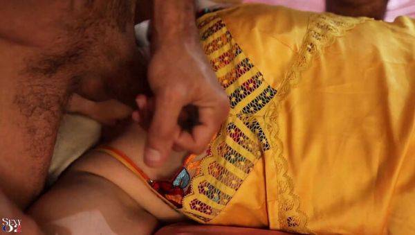 Amateur French Couple Fucking in Satin Lingerie - Clothed Sex with Big Ass and Stockings - xxxfiles.com - France on poweredporn.com