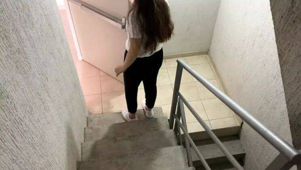 Hot Blonde Natasha Bull Sucks Dick on Public Stairs - Outdoor Blowjob & Cumshot - xxxfiles.com - Colombia on poweredporn.com