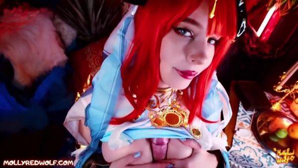 Genshin Impact Nilous Kinky Dance Will Make You Cum Twice - videomanysex.com on poweredporn.com