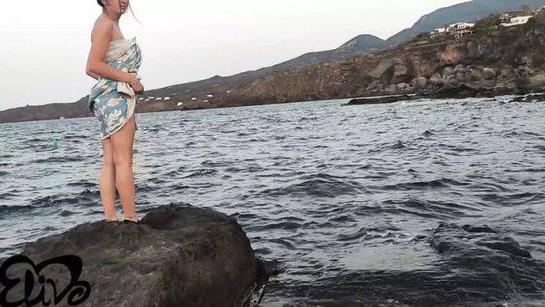 ElivaLove Outdoor Fuck: Fish Food Fantasy in HD - xxxfiles.com - Italy on poweredporn.com