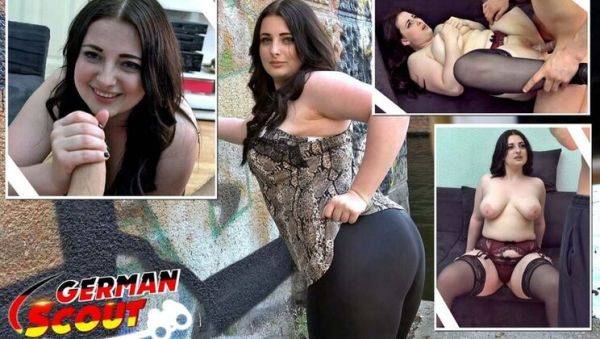 Curvy German Teen Elisa18 with Big Ass and Saggy Tits Fucks Hard in Casting Scene - veryfreeporn.com - Germany on poweredporn.com