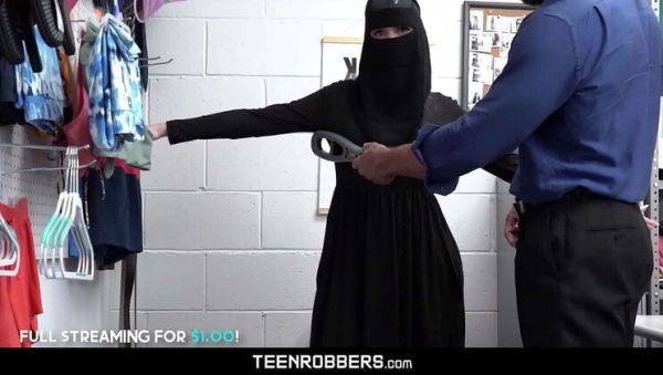 Naughty Muslim Teen Steals Lingerie and Takes Big Cock in Anal - porntry.com on poweredporn.com