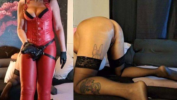 Mistress Luciana Dominates with Strapon Anal in Extreme BDSM Scene - porntry.com - Germany on poweredporn.com